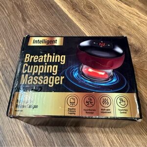 Intelligent Breathing Cupping Massager - Red NEW